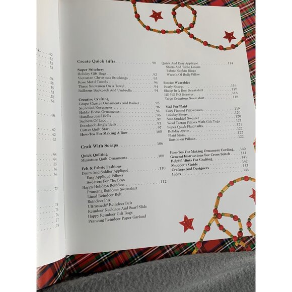 Christmas Handcrafts Book By Oxmoor House - Picture 4 of 12